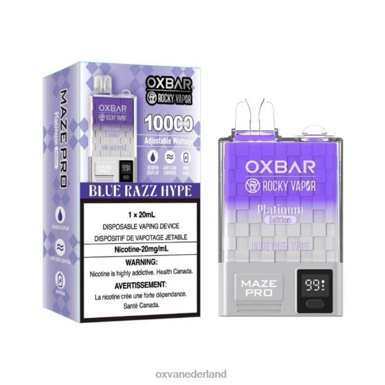 blauwe razz-hype