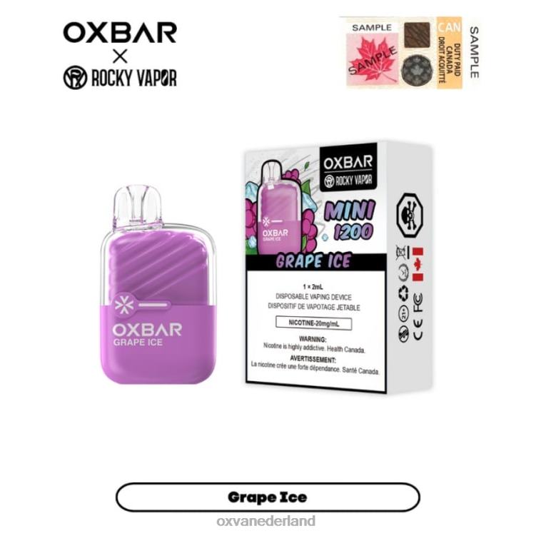 OXVA Nederland - druiven ijs XN82T22 OXVA OXBAR MINI 1200