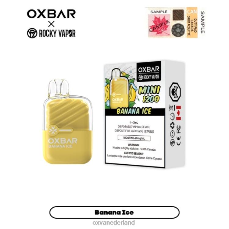 OXVA vape flavors - bananen ijs XN82T23 OXVA OXBAR MINI 1200