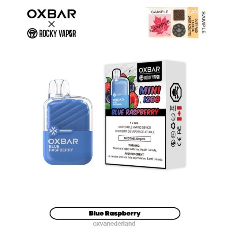 OXVA vape kopen - blauwe framboos XN82T24 OXVA OXBAR MINI 1200